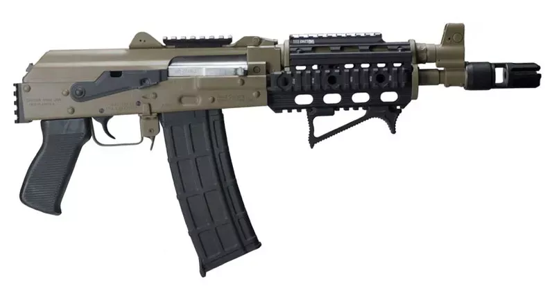Zas ZPAP85 5.56 FDE Top Rear & Quad Rail 30RD
