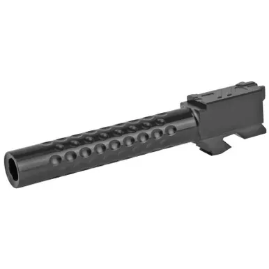 Zev Technologies Optimized Match Barrel | For Glock 17 | Gen 1-4 | Unthreaded | Black | BBL-17-OPT-DLC