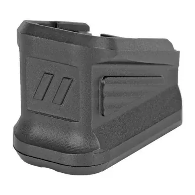 ZEV Technologies Polymer Base Pad +5 | Black | For Glock 17 | BPAD-G17-5-B