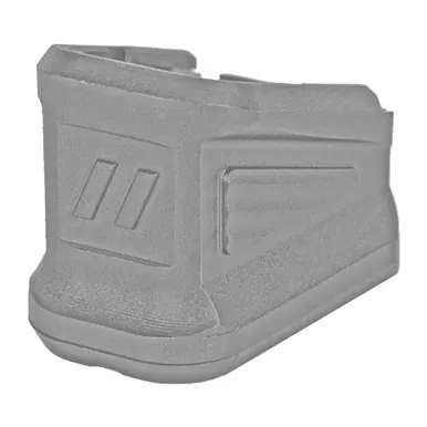 ZEV Technologies Polymer Base Pad +5 | Gray | For Glock 17 | BPAD-G17-5-GRY