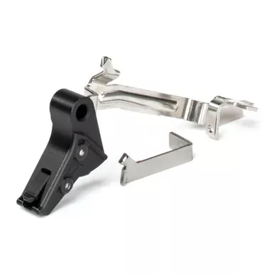 ZEV Technologies Pro Flat Trigger Bar Kit | For Glock (Small Frame) | Black/Black | FFT-PRO-BAR-SM-B-B