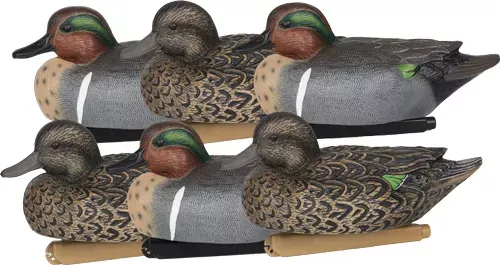 Zink Floater Decoys Green Wing – Teal 6 Pack